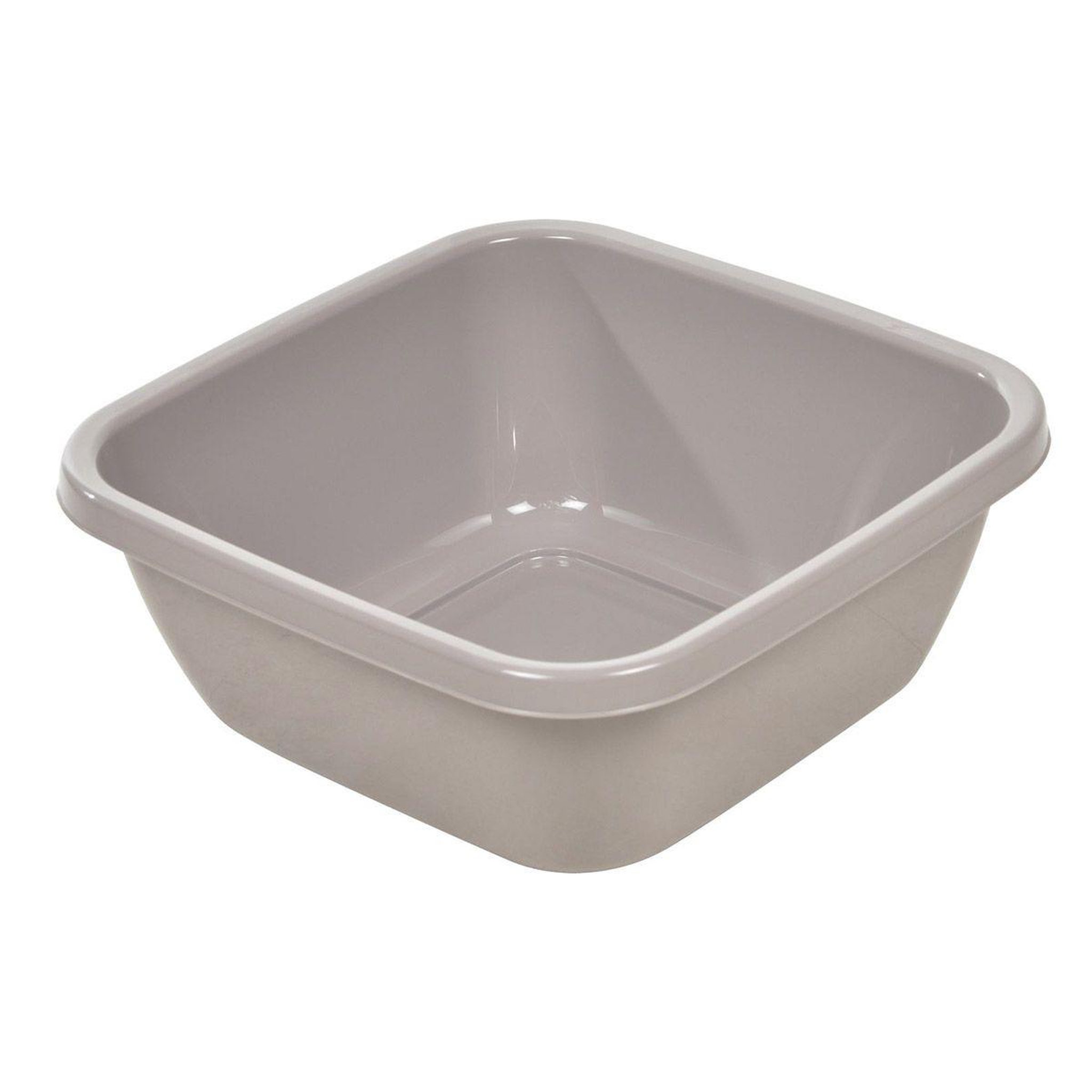 HOMEA Bassine Carrée  Bassin  15L Taupe