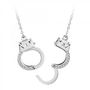 Voir la diapositive 3 : SC CRYSTAL Collier menottes SC Crystal orné de Cristaux scintillants