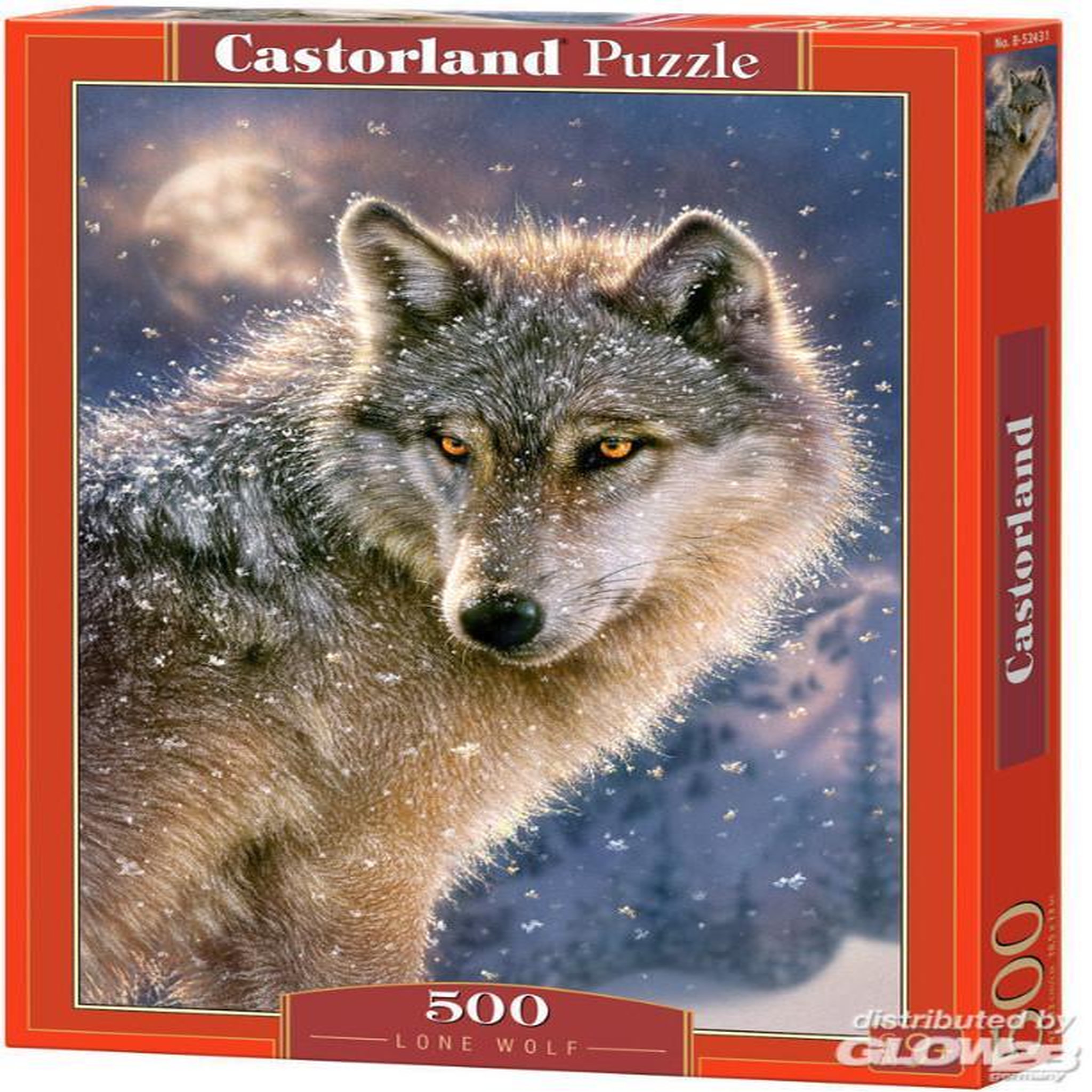 Voir la diapositive 3 : Castorland Puzzle 500 pièces : loup solitaire