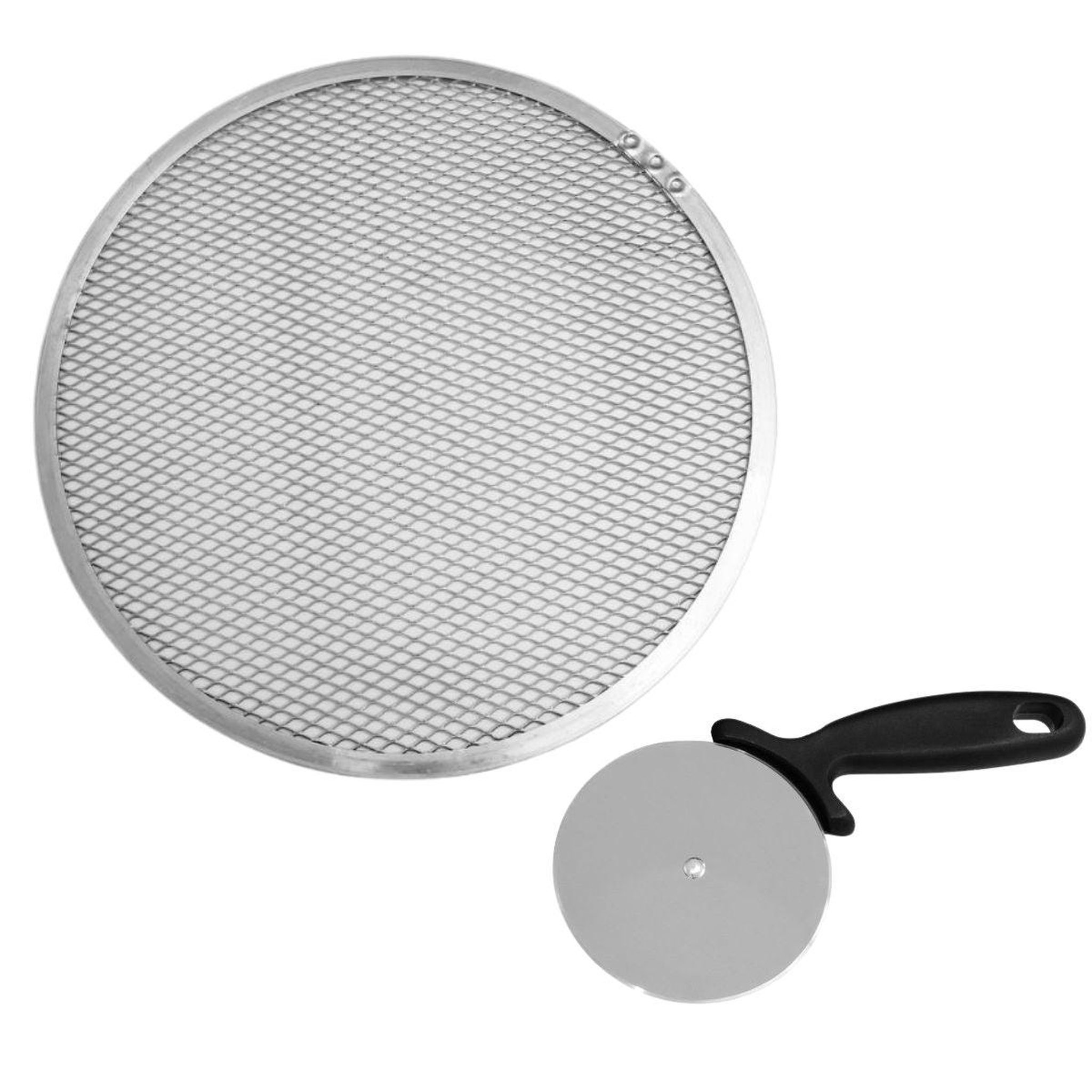 Voir la diapositive 1 : FM PROFESSIONAL Set de plaque à pizza et roulette FM Professionnal