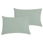 Voir la diapositive 1 : PTIT BASILE Lot de 2 taies d'oreiller bébé en coton bio 40 x 60 cm coloris unis 