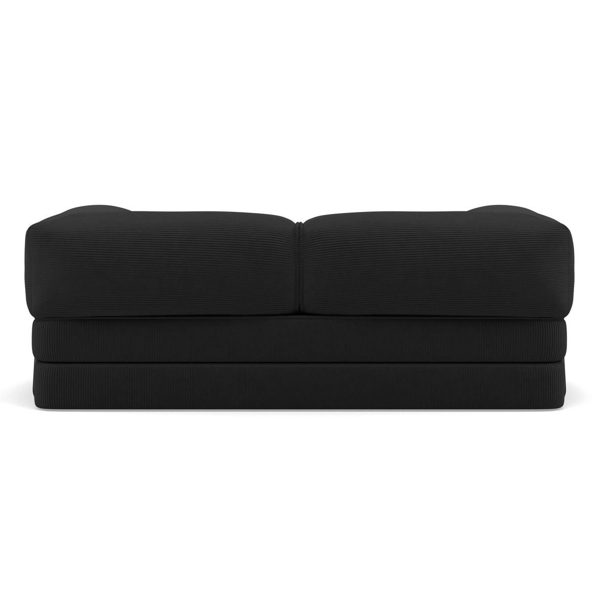 LISA DESIGN Poppy - canapé 3 places convertible en velours côtelé