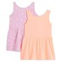 Voir la diapositive 2 : IN EXTENSO Lot de 2 robes bébé fille