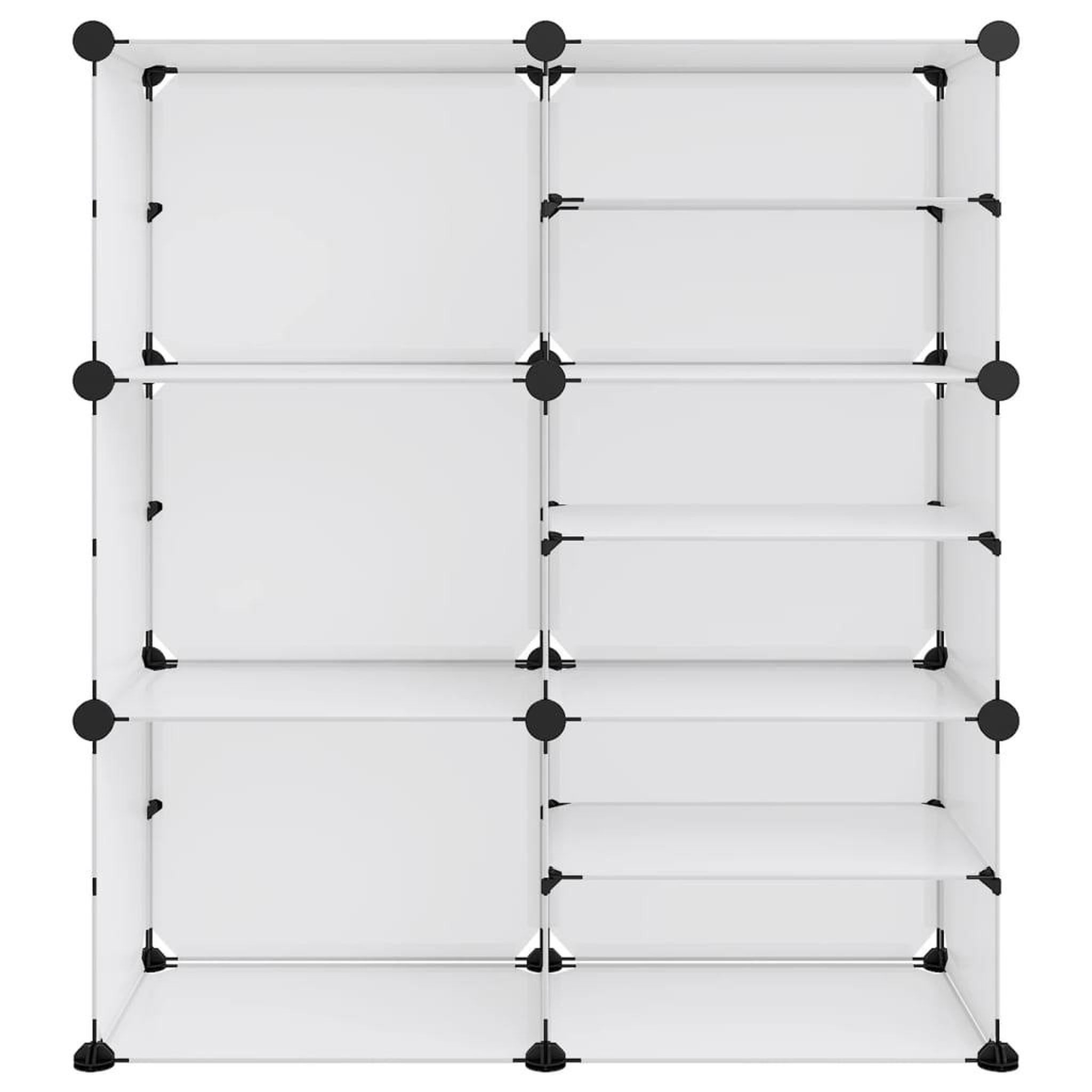 Voir la diapositive 3 : VIDAXL Etagere a chaussures Transparent 84x31,5x93 cm PP