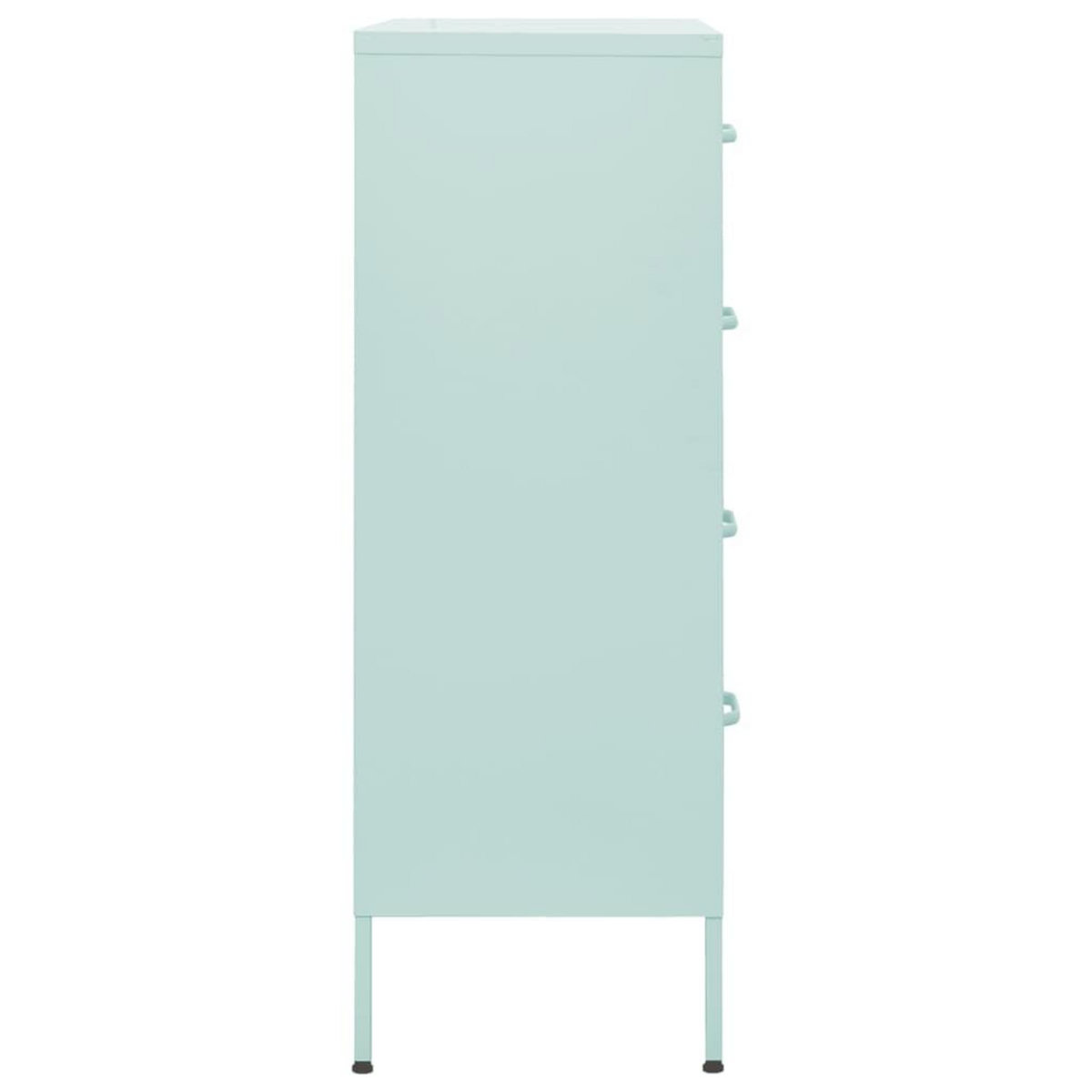 VIDAXL Commode Vert menthe 80x35x101,5 cm Acier