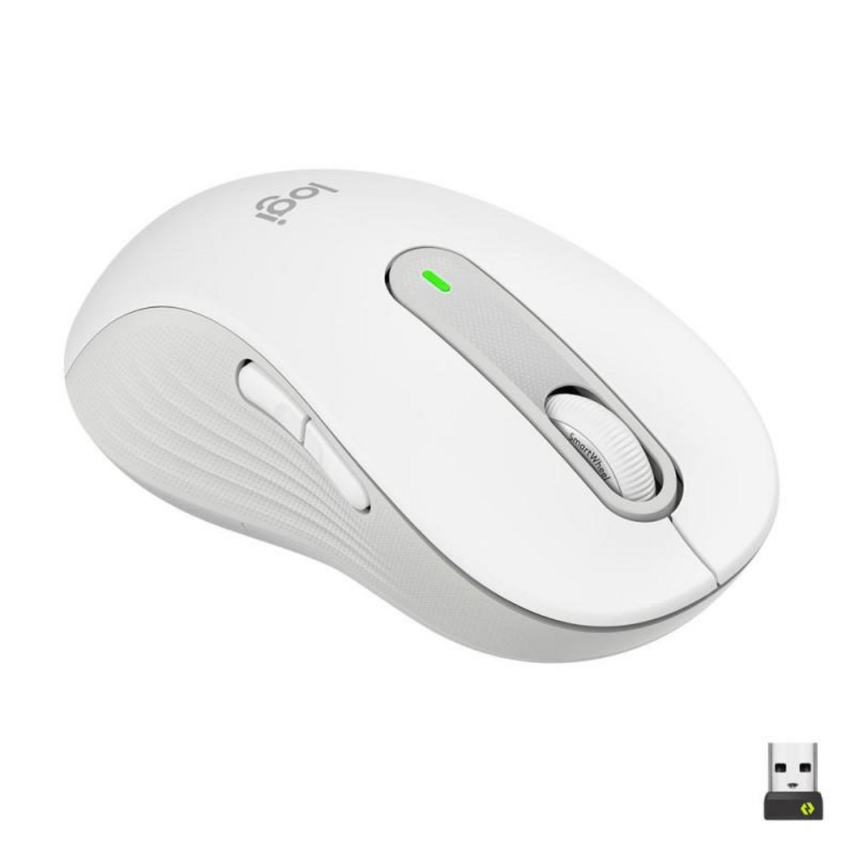Logitech Souris sans fil Logitech Signature M650 L pour gaucher Blanc