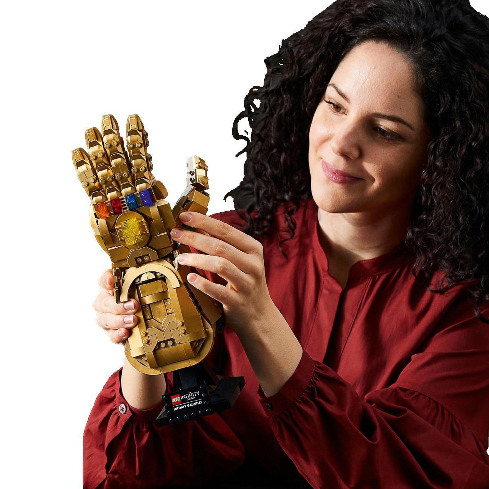 Voir la diapositive 3 : LEGO Réplique collectible LEGO Le Gant de l'Infini doré