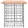 Voir la diapositive 4 : VIDAXL Banc de jardin design gabion 100x70x72cm bois massif de douglas