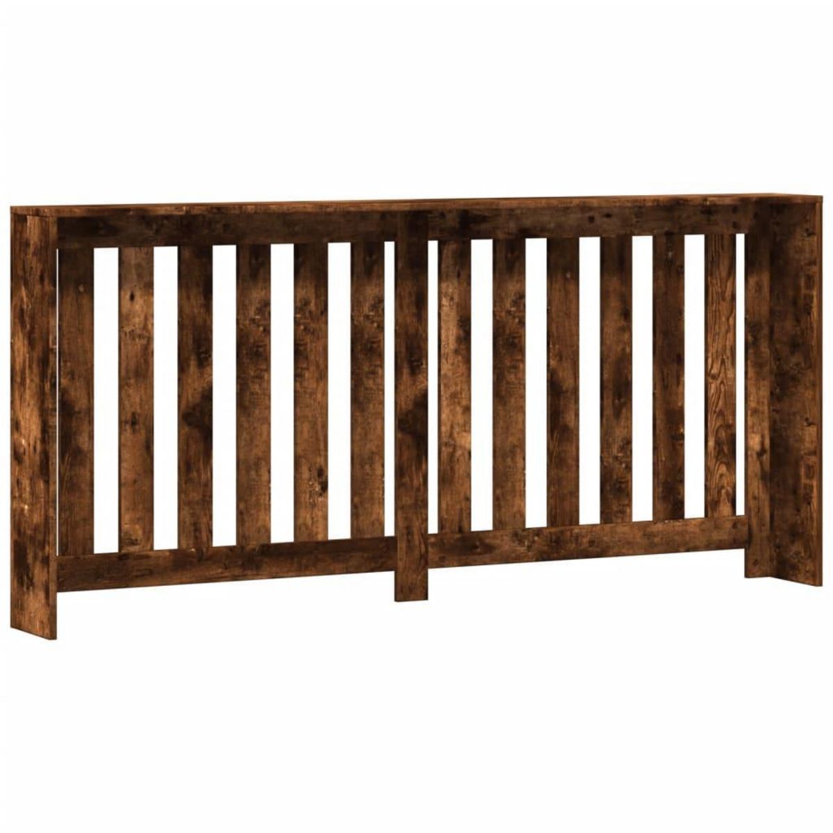VIDAXL Cache-radiateur chene fume 175x20x82 cm bois d'ingenierie