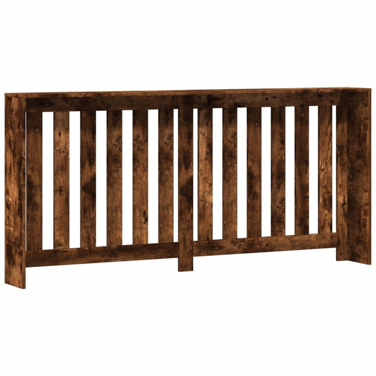 VIDAXL Cache-radiateur chene fume 175x20x82 cm bois d'ingenierie