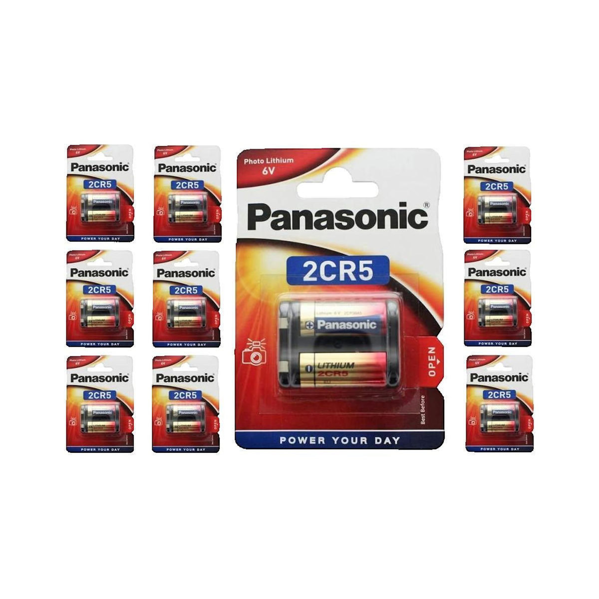Panasonic Corp. Batterie Panasonic 2CR5 1600 mAh