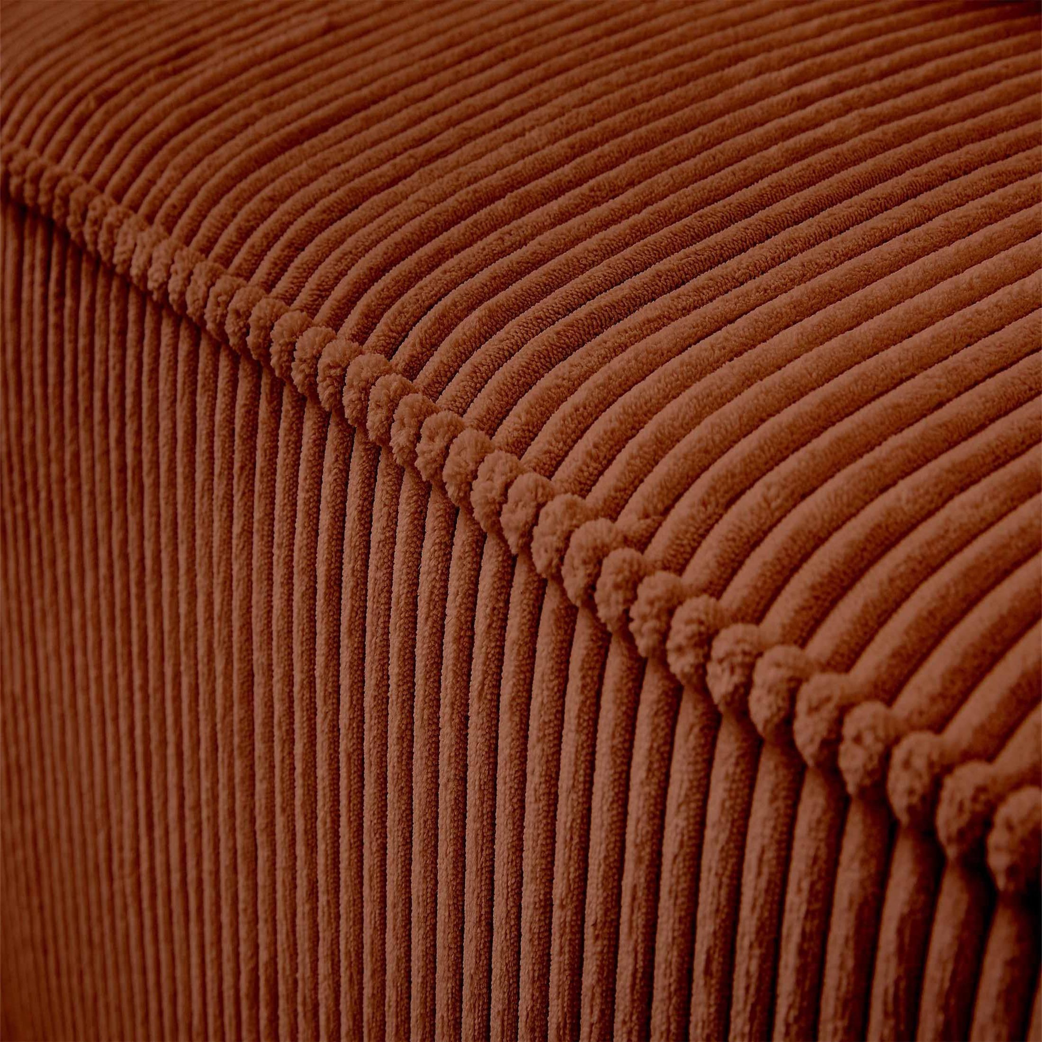 Voir la diapositive 3 : LISA DESIGN Colombine - module d'assise droit - en velours côtelé
