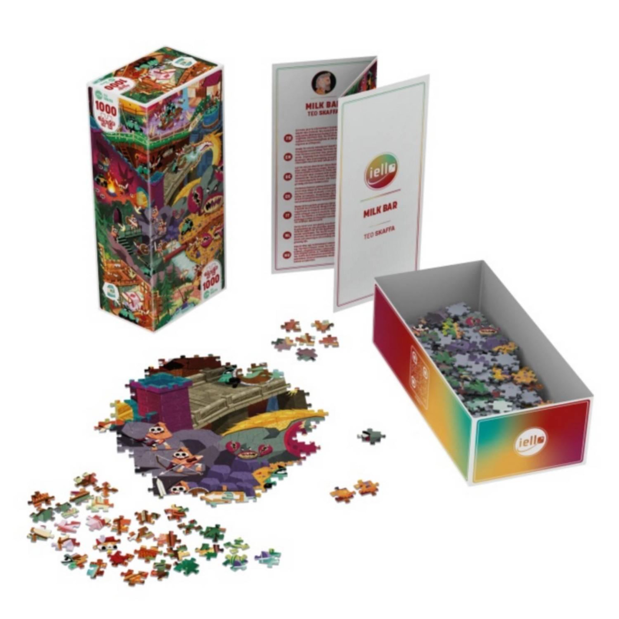 Voir la diapositive 3 : Iello Puzzle 1000 pièces : barre de lait