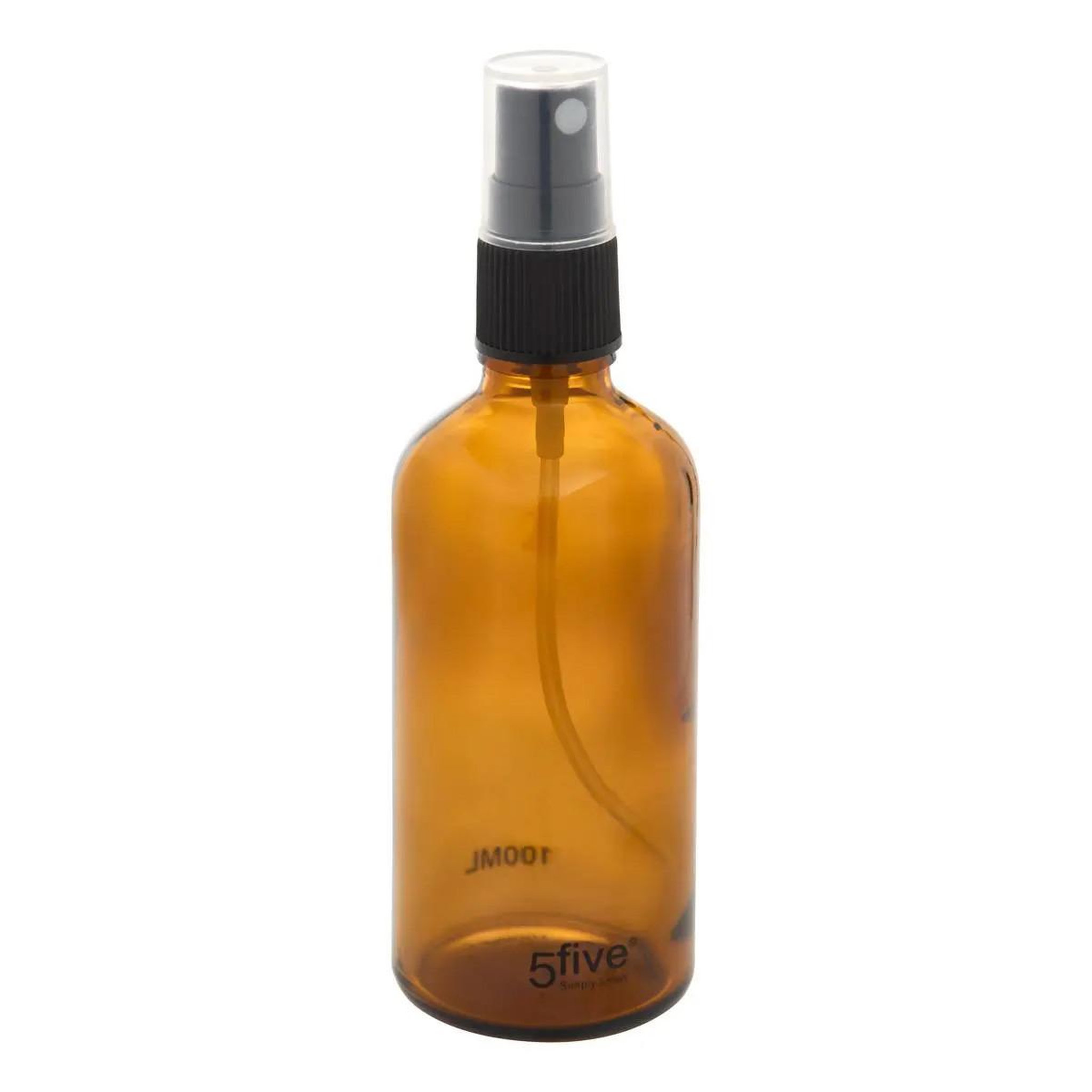 FIVE Flacon pulvérisateur en verre  teinté  100ml marron