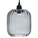 Paris Prix Lampe Suspension Vintage  Gloria  27cm Gris
