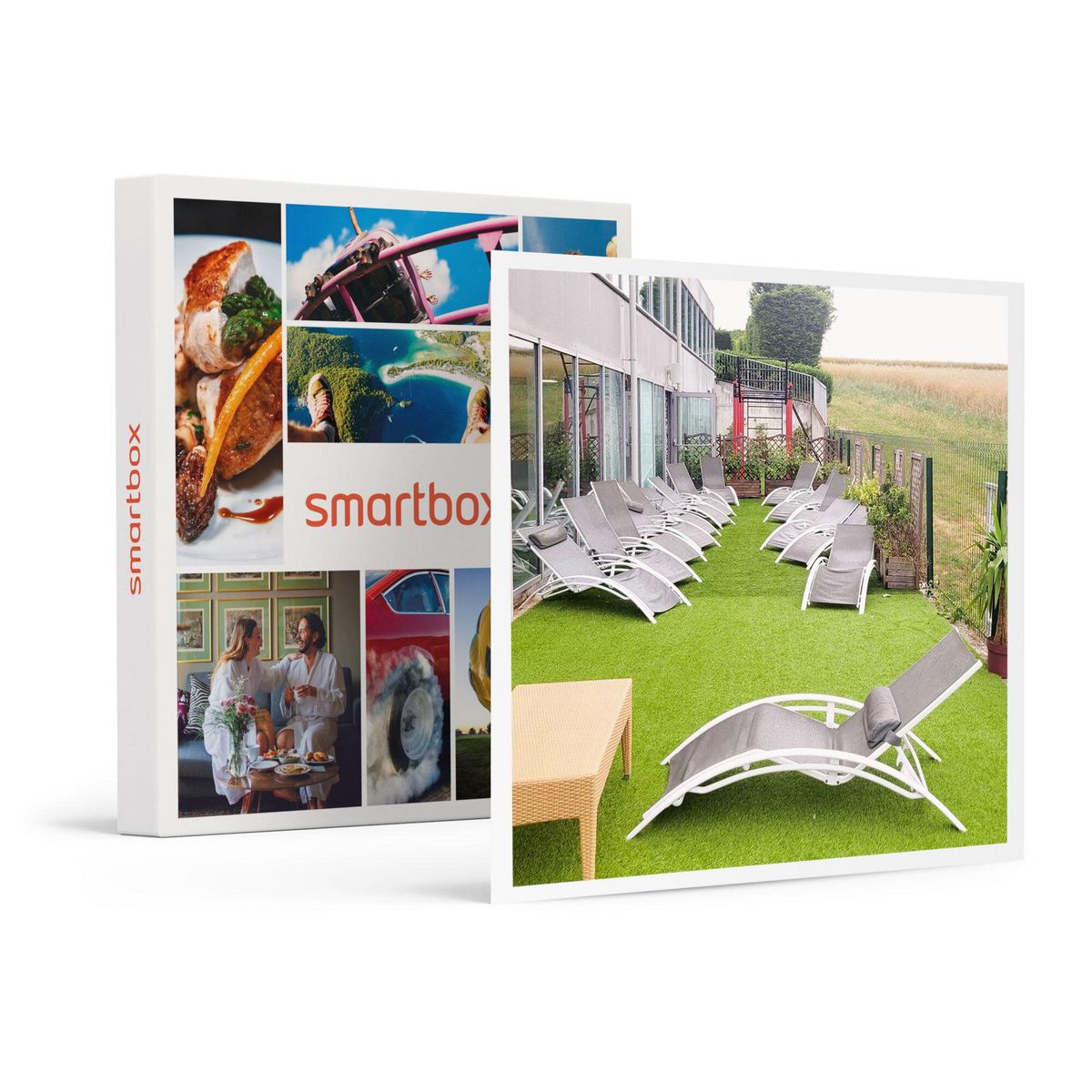 Smartbox Demi-journée de bien-être : accès à l'espace détente et modelage du dos pour 2 aux portes de la Champagne - Coffret Cadeau Bien-être