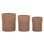 Voir la diapositive 2 : Paris Prix Lot de 3 Cache-Pots  Colombia  50cm Rouge