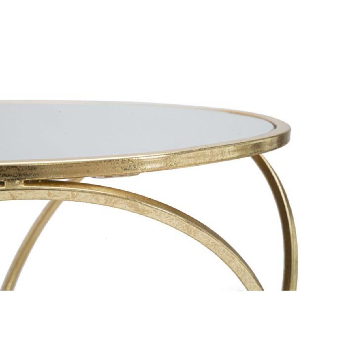 Paris Prix Table d'Appoint Design  Circle  61cm Or