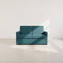 Voir la diapositive 2 : BEST MOBILIER Julia - canapé 3 places convertible express couchage quotidien 140 cm matelas 14 cm en tissu