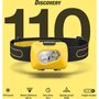 Voir la diapositive 4 : GP BATTERIES Lampe frontale frontale Discovery CH42 - 110 lumens