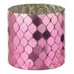 Paris Prix Photophore Mosaïque en Verre  Pop  12cm Fuchsia