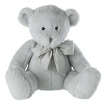 Paris Prix Peluche Enfant  Ourson Nœud  34cm Gris