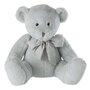 Voir la diapositive 1 : Paris Prix Peluche Enfant  Ourson Nœud  34cm Gris
