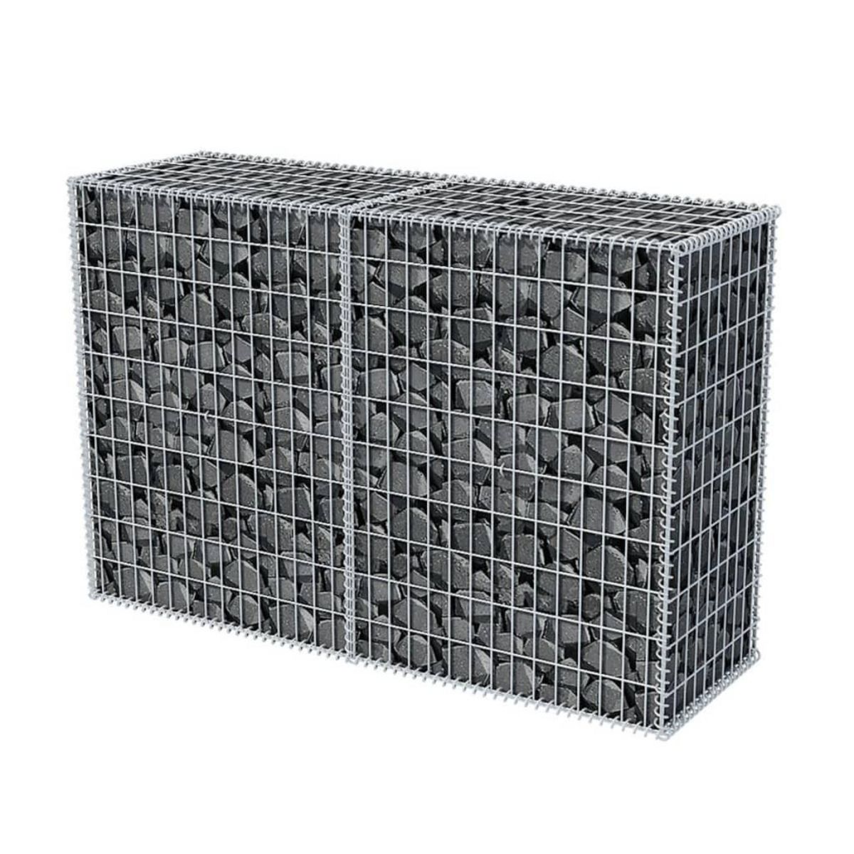 VIDAXL Panier de gabion Acier galvanise 150x50x100 cm
