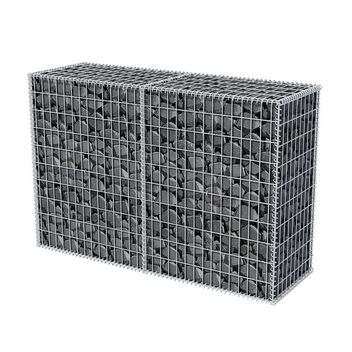 VIDAXL Panier de gabion Acier galvanise 150x50x100 cm