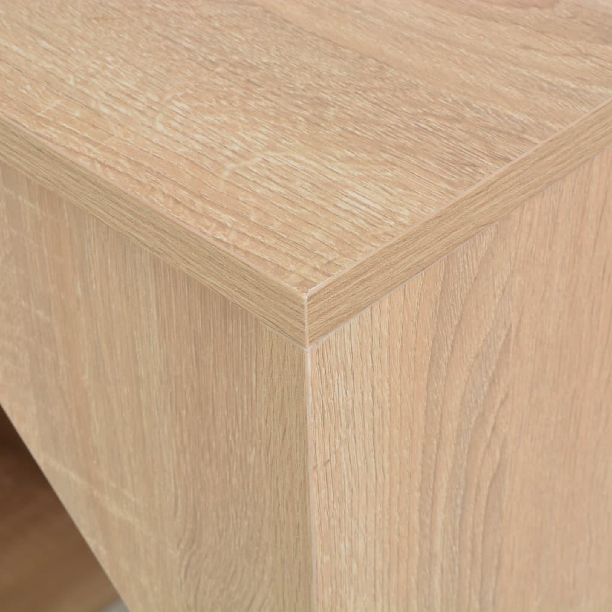 Voir la diapositive 4 : VIDAXL Table de bar avec armoire Chene 115x59x200 cm