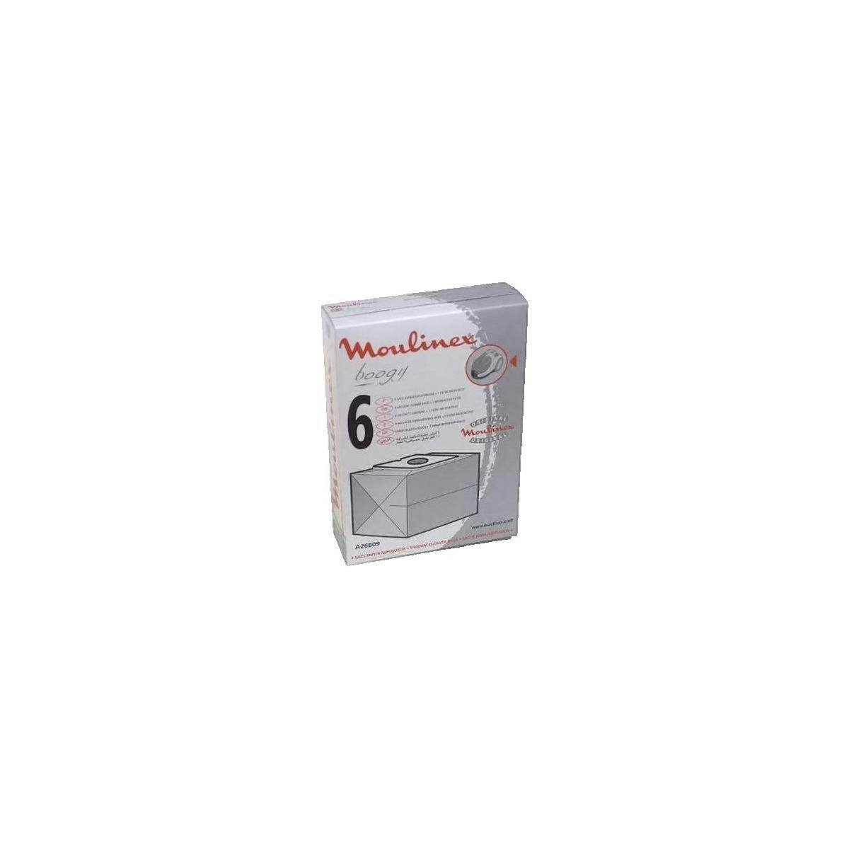 MOULINEX Sac aspirateur Moulinex lot de 6 sacs en papier