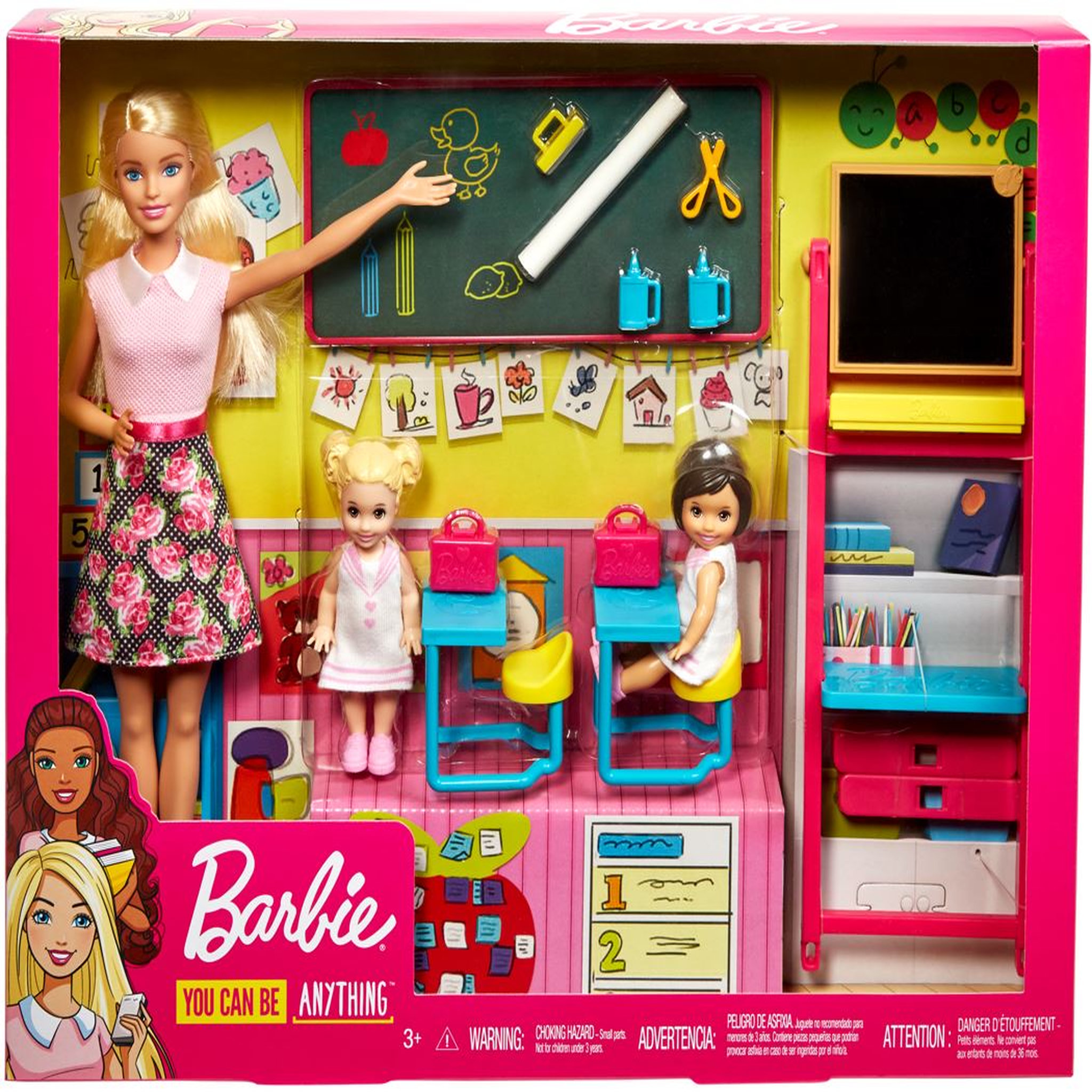Voir la diapositive 2 : MATTEL Barbie maîtresse d'école et sa classe