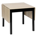 FIVE Table à Manger à Rabats  Extensible  80-152cm Naturel