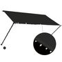 Voir la diapositive 2 : VIDAXL Auvent retractable avec LED 250x150 cm Anthracite