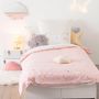 Voir la diapositive 4 : ATMOSPHERA Housse de couette enfant 140x200 Chat + taie 100% coton bio 57 fils