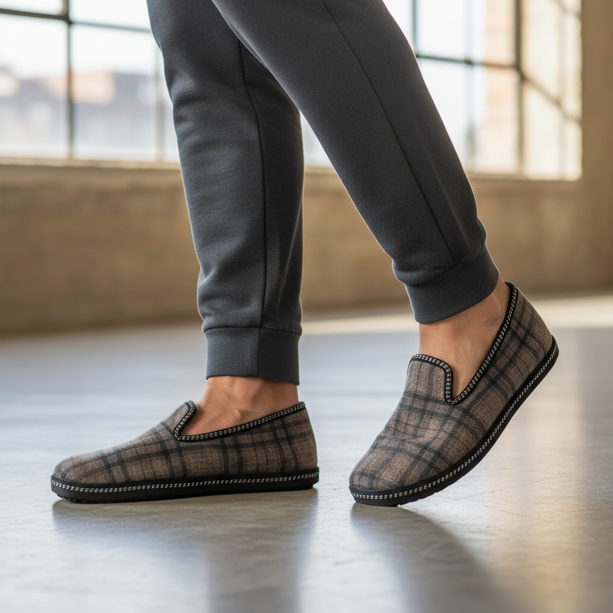 Voir la diapositive 2 : OZABI Ozabi pantoufles charentaises homme fabriquées en espagne broderie fantaisie