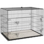 Voir la diapositive 1 : PAWHUT Cage caisse de transport pliable pour chien 91 x 62 x 68 cm avec coussin