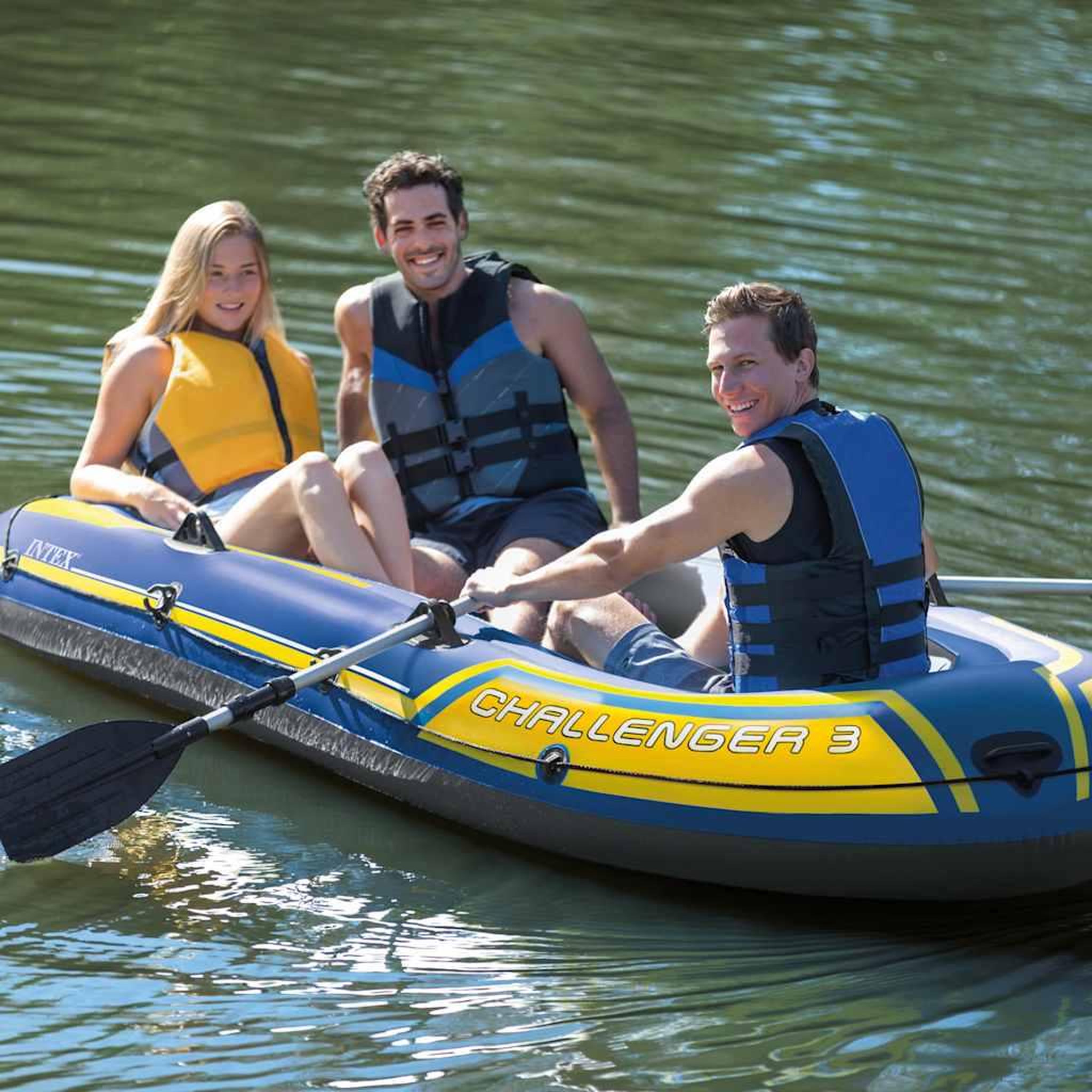 Voir la diapositive 4 : INTEX Intex Ensemble de canot pneumatique avec rames et pompe 68370NP