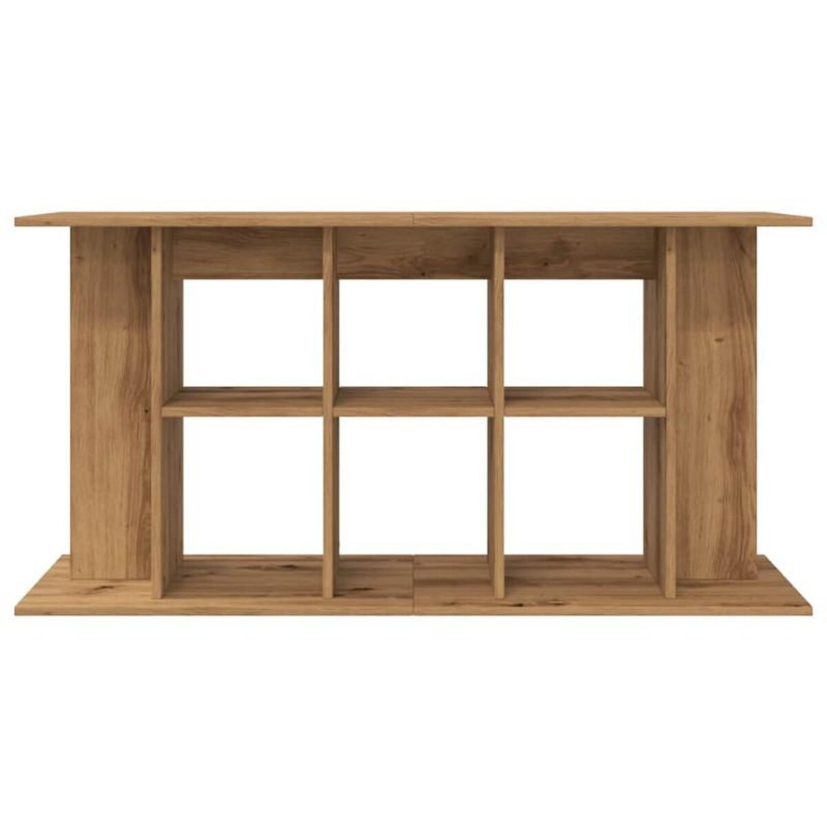VIDAXL Support d aquarium chêne artisanal 120x40x60 cm bois ingénierie