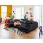 Voir la diapositive 2 : LISA DESIGN Merida - canapé panoramique en u - 7 places - convertible avec coffres et têtières réglables - en velours