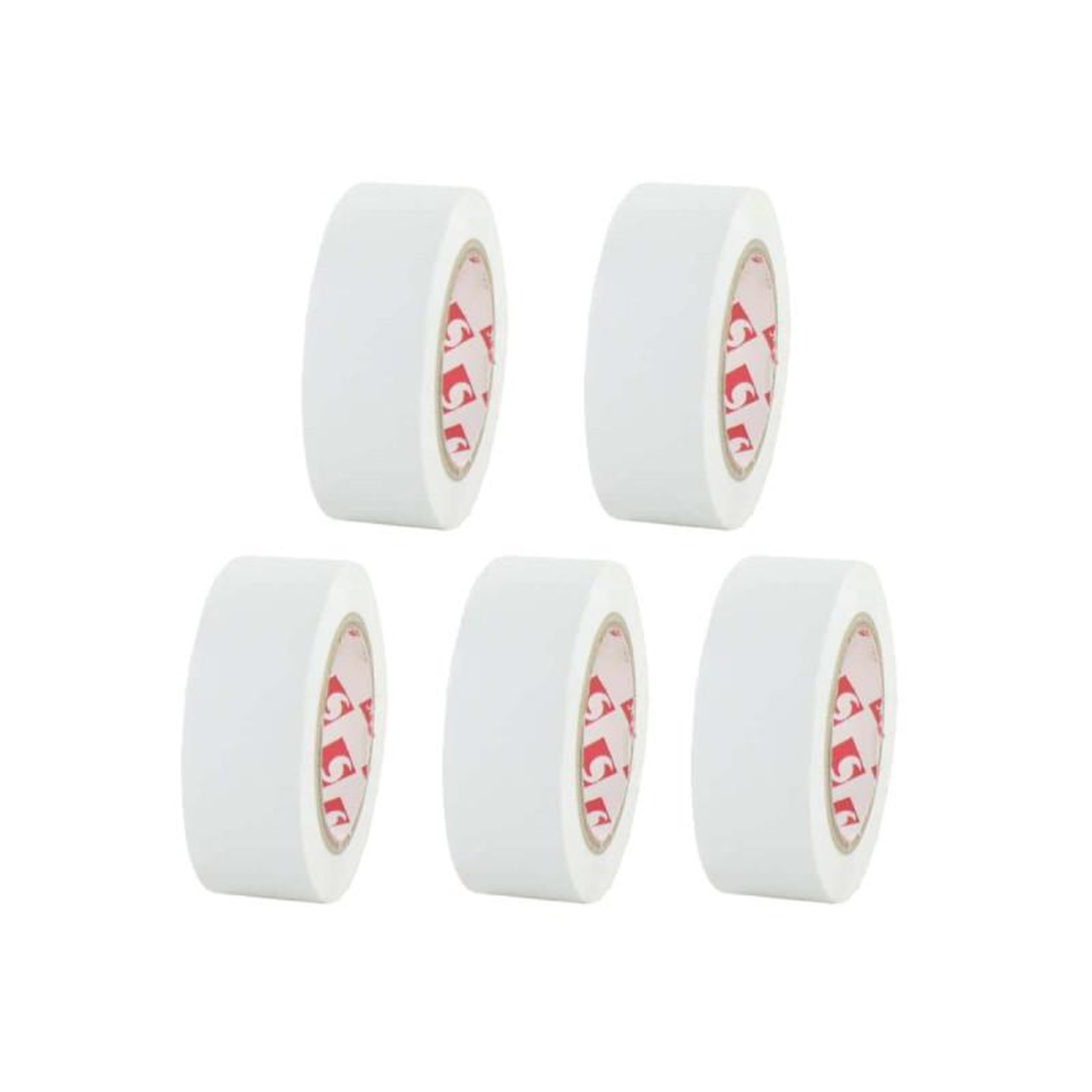 Scapa Lot de 5 rubans adhésifs électriques SCAPA - PVC - Blanc - 15mm - 2702BL-15