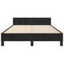 Voir la diapositive 5 : VIDAXL Cadre de lit sans matelas noir 120x200 cm velours