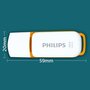 Philips Philips Cle USB 3.0 Snow 128 Go Blanc et orange