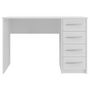 Voir la diapositive 1 : Bureau droit 4 tiroirs L110cm CARLOS