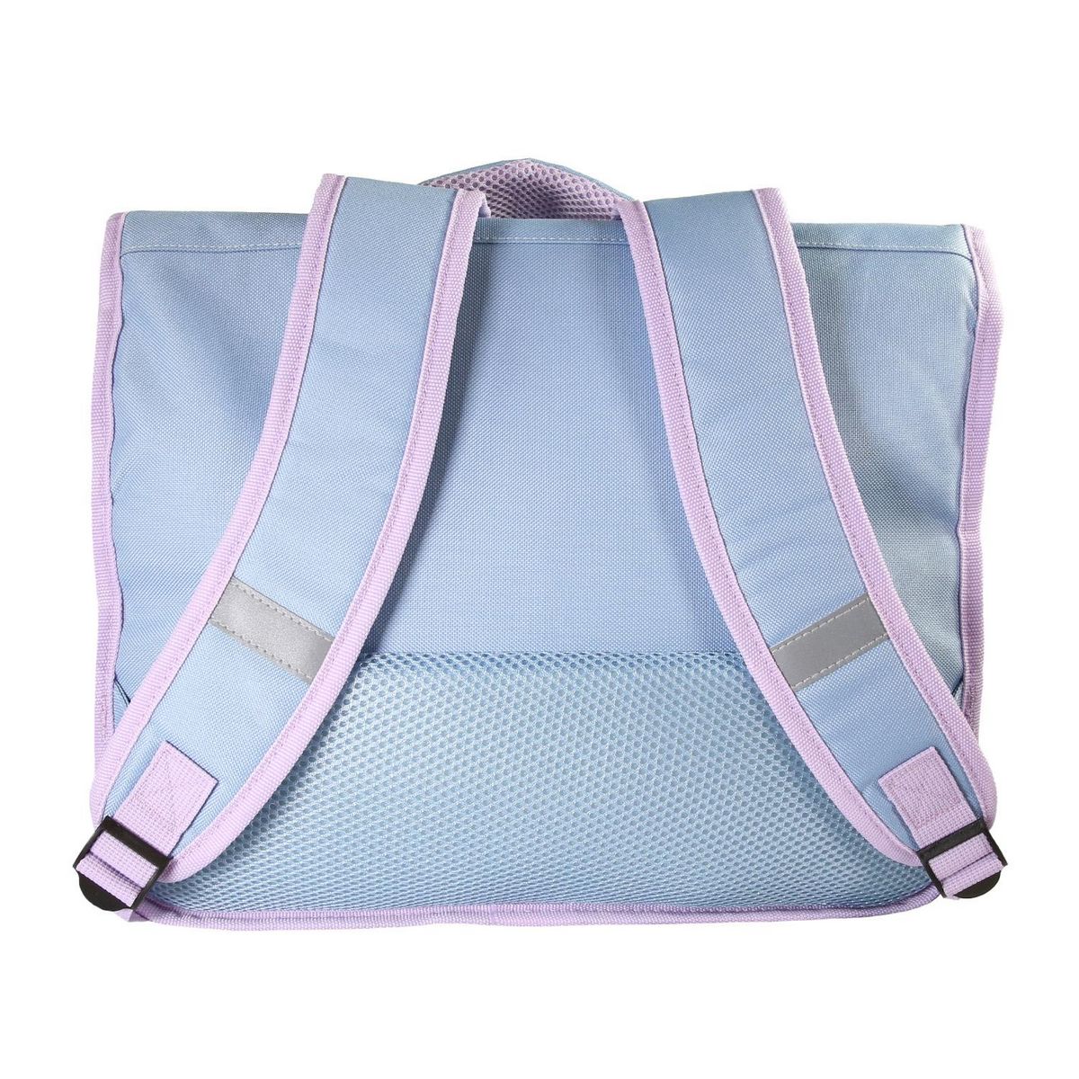 Bagtrotter Cartable Scolaire Primaire 38cm La Reine des Neiges - Frozen Disney Bleu Turquoise  2 Compartiments - Bagtrotter