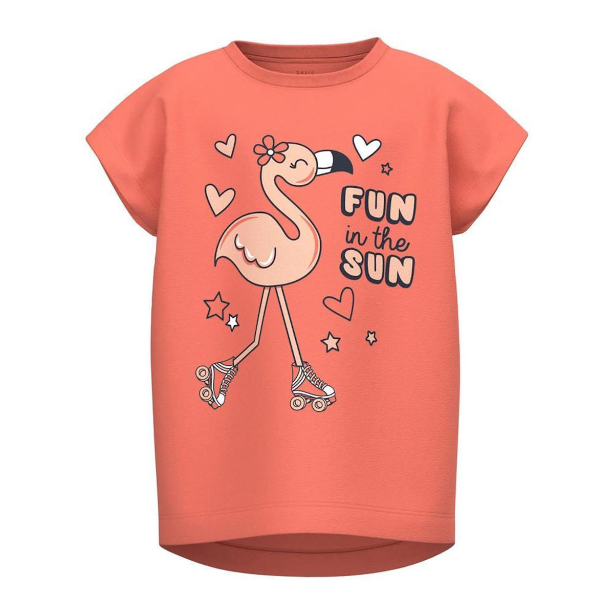NAME IT T shirt Orange Fille Name it