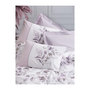 Voir la diapositive 2 : GENERIQUE Parure de lit - 129CTN64285 - 1 housse de couette 220 x 240 cm + 2 taies d'oreiller 60 x 60 cm - 100% coton ranforcé - Lilas