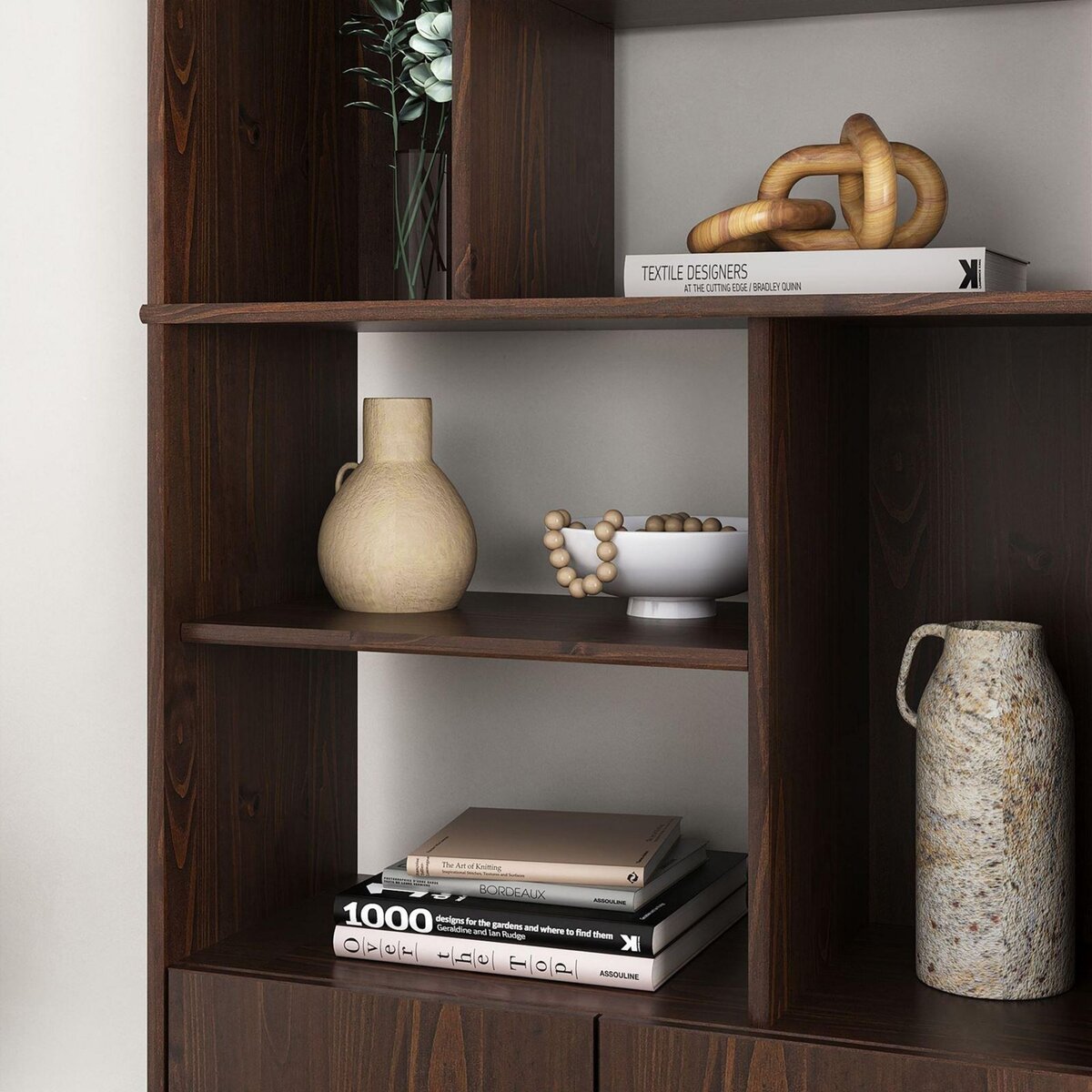 IDIMEX Buffet haut SIMONA H 188 cm en bois massif