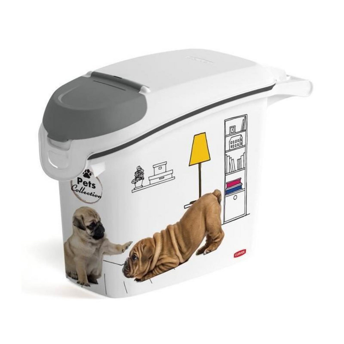 CURVER Curver PetLife boîte a croquettes pour chiens 6 kg 23 x 50 x 36 cm