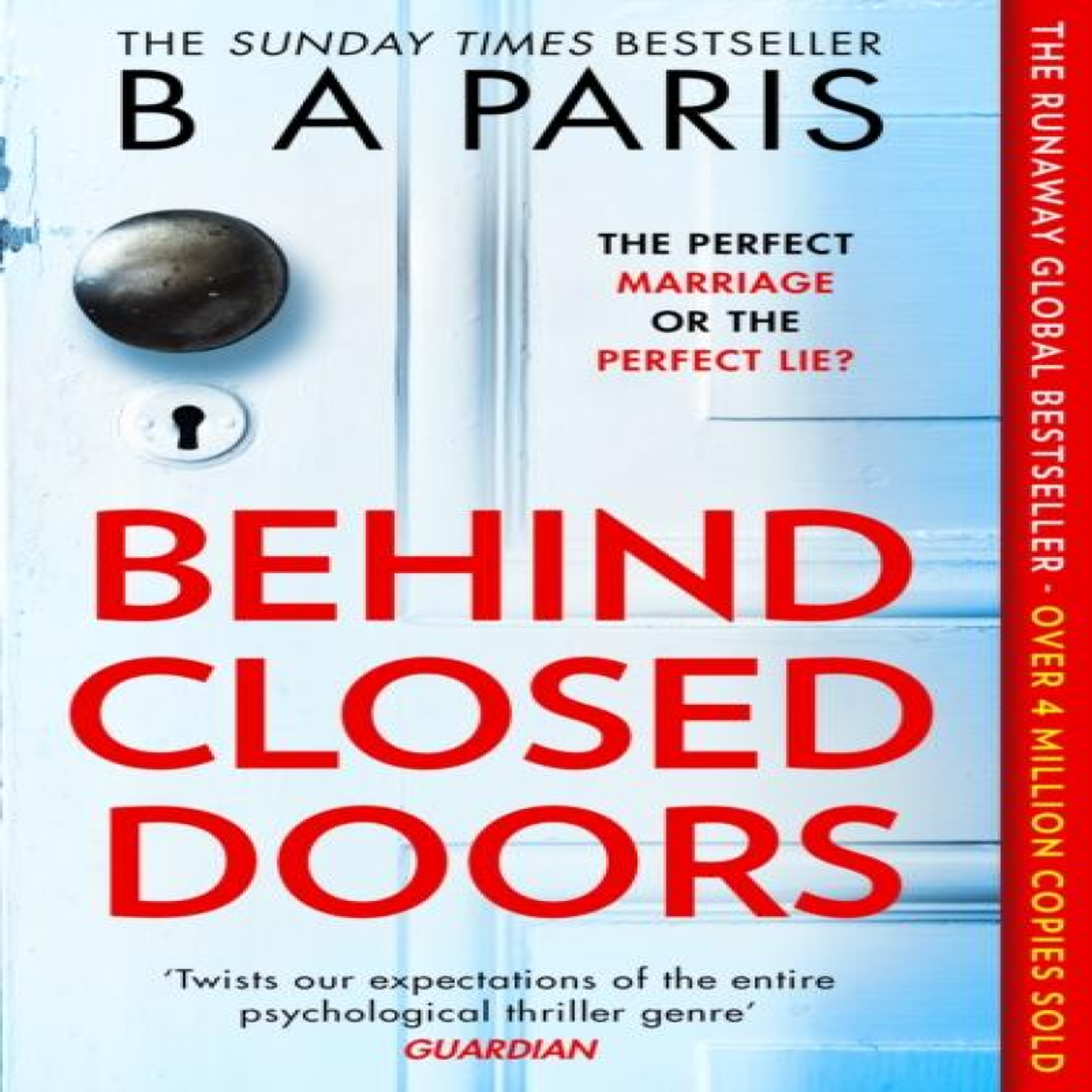 LIVRES Behind Closed Doors - B A Paris